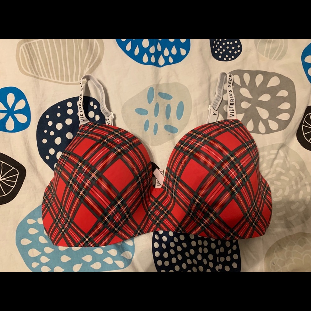 Victorians Secret Red Plaid Bra
